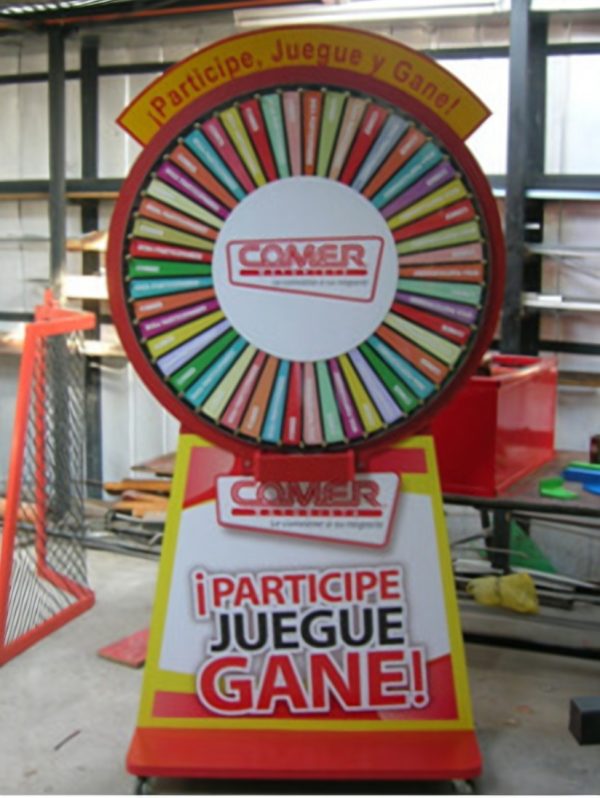Ruleta de sorteo vertical
